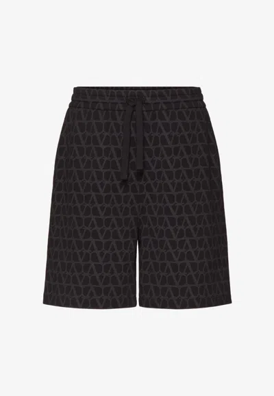 VALENTINO TOILE ICONOGRAPHE PRINT BERMUDA SHORTS