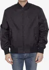 Valentino Nylon Jacket With Toile Iconographe Print In Black