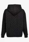 Valentino Toile Iconographe Print Hoodie In Black