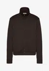 Valentino Toile Iconographe-print Track Jacket In Black