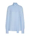 Valentino Toile Iconographe-print Minidress In Blue