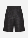 VALENTINO VALENTINO TOILE ICONOGRAPHE PRINT SILK SHORTS