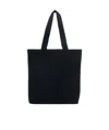 Valentino Garavani Man Toile Iconographe Shopping Bag In Black