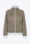 Valentino Toile Iconographe Print Zip-up Jackets In Beige