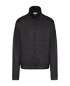 Valentino Geometric Pattern Lightweight Bomber Jacket In Black
