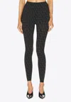 Valentino Toile Iconographe Printed Leggings In Brown