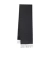 Valentino Toile Iconographe Reversible Scarf In Black