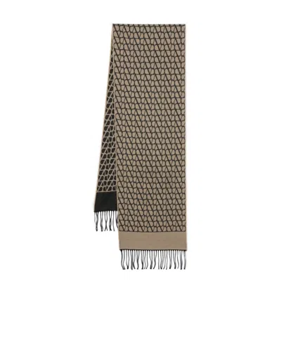 VALENTINO TOILE ICONOGRAPHE REVERSIBLE SCARF