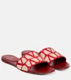 Valentino Toile Iconographe Canvas Slide In Multicoloured