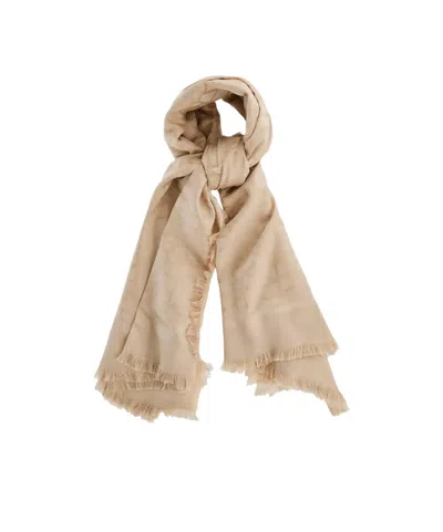 Valentino Toile Iconographe Scarf In Nude