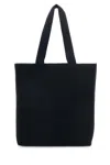 Valentino Garavani Man Toile Iconographe Shopping Bag In Marinenero