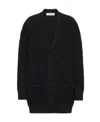 Valentino Toile Iconographe Stretch-design Cardigan In Black