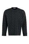 Valentino Toile Iconographe Sweater In Gray
