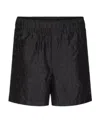 Valentino Nylon Swimsuit With Toile Iconographe Print In Black