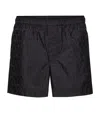 Valentino Garavani Nylon Bermuda Shorts In Multi