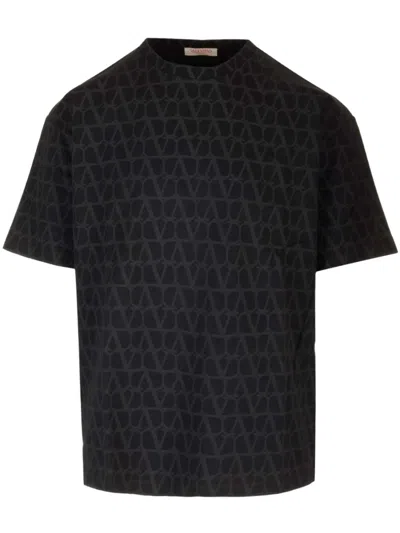 Valentino Toile Iconographe T-shirt In Black