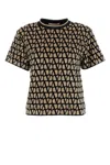 Valentino Toile Iconographe Terry Fabric T-shirt In Beigenero