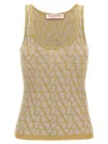 Valentino Iconographic Canvas Sleeveless Top