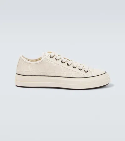 Valentino Garavani Off-white Totaloop Sneakers In 098 Ivory/ivory/ivor