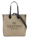 Valentino Garavani Toile Iconographe Reversible Tote Bag Men In Beige,brown,black