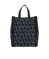 Valentino Structured Iconographe Shopping Bag In Black