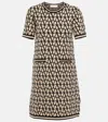 Valentino Toile Iconographe Jacquard Minidress In Neutrals