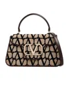 Valentino Toile Iconographe Vlogo Tote Bag In Black