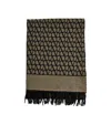 Valentino Toile Iconographe Wool-blend Scarf In Black