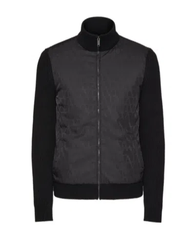 VALENTINO VALENTINO TOILE ICONOGRAPHE ZIP-UP HIGH NECK JACKET