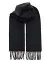 Valentino Toile Iconographe Wool Scarf Scarves And Foulards Black