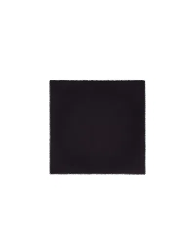 Valentino Garavani Toile Iconographe Wool And Silk Shawl Woman Black Uni