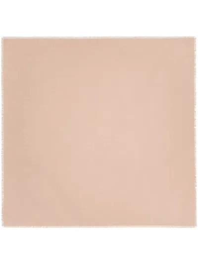 Valentino Toile Iconographe Wool-silk Shawl In Pink