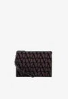 Valentino Toile Iconographe Zip Pouch In Ebony