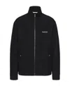Valentino Tonal Camouflage-print Jacket In Black