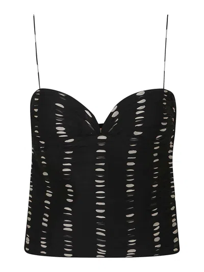 VALENTINO TOP - NEGRO