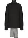 Valentino Bluse Mit Schleifendetail In Black  