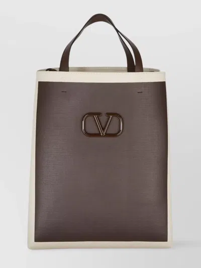 Valentino Garavani Tote Bag In Brown