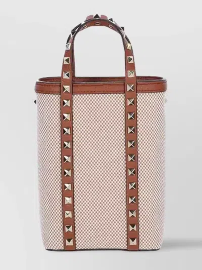 Valentino Garavani Top Handle Studded Strap Chain Crossbody