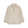 Valentino Linen Blouse In Multicolor