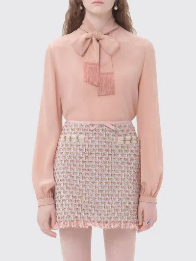 VALENTINO TOP VALENTINO WOMAN COLOR NUDE,H66192226