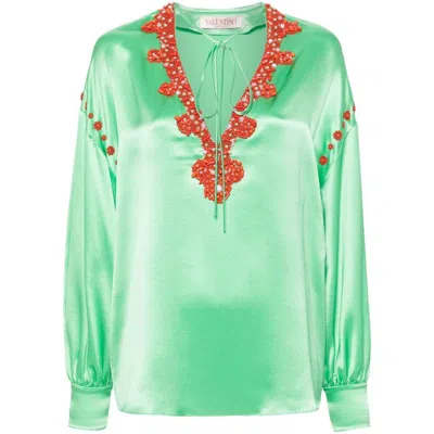 Valentino Tops In Green