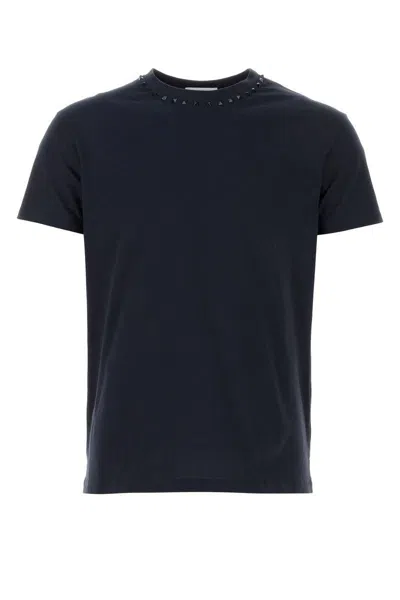 Valentino T-shirt In Navy