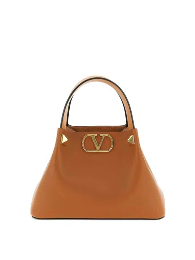 Valentino Garavani Valentino Mini Tote Handbag For Women In Orange