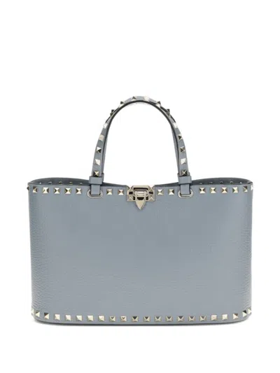 Valentino Garavani Valentino Tote In Gray