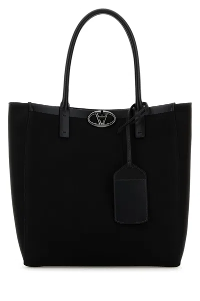 Valentino Garavani Tote N/s Vlogo The Bold In Nero