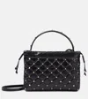 Valentino Tote Rockstud Spike Mini Aus Leder In Schwarz