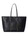 Valentino Garavani Rockstud Medium Tote Bag In In Black