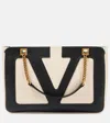 Valentino Garavani Garavani Viva Superstar Medium Nappa Leather Shopping Bag Woman Butter/black Uni In White