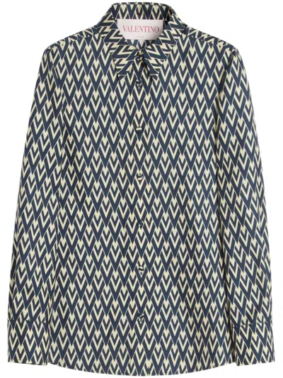 VALENTINO TOUTE LA V TWILL SHIRT