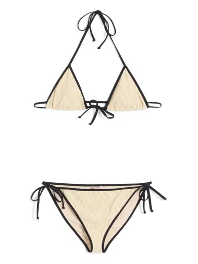VALENTINO TOUTE LA V JACQUARD BIKINI